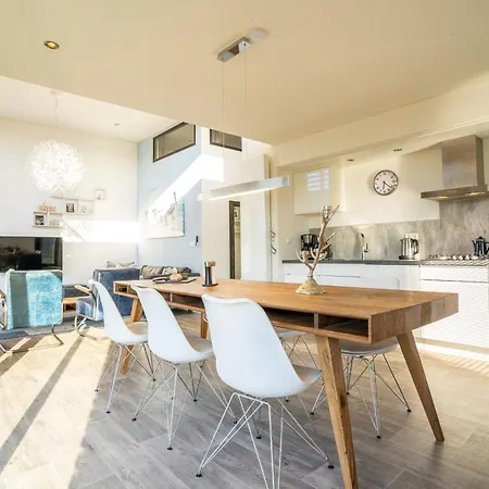 Semesterbostad Lifestyle Cube Mit Dachterrasse Meerblick Und Hulshorst